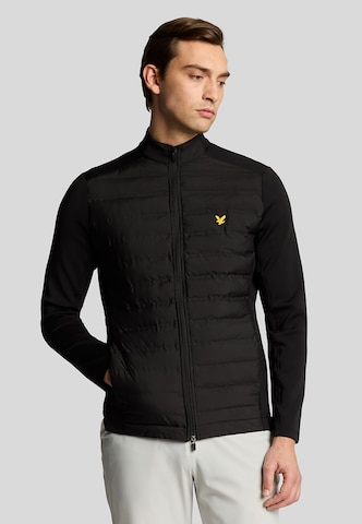 Veste mi-saison Lyle & Scott en noir : devant