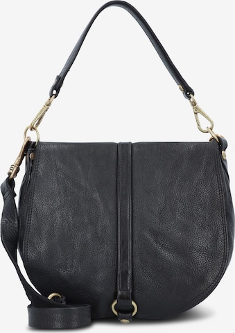 Campomaggi Shoulder Bag in Black: front