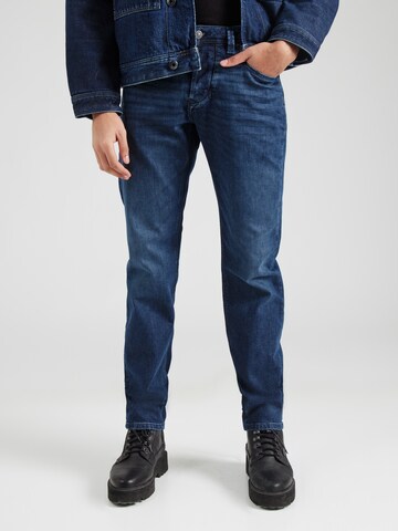 Tapered Jeans '1986 LARKEE-BEEX' di DIESEL in blu: frontale