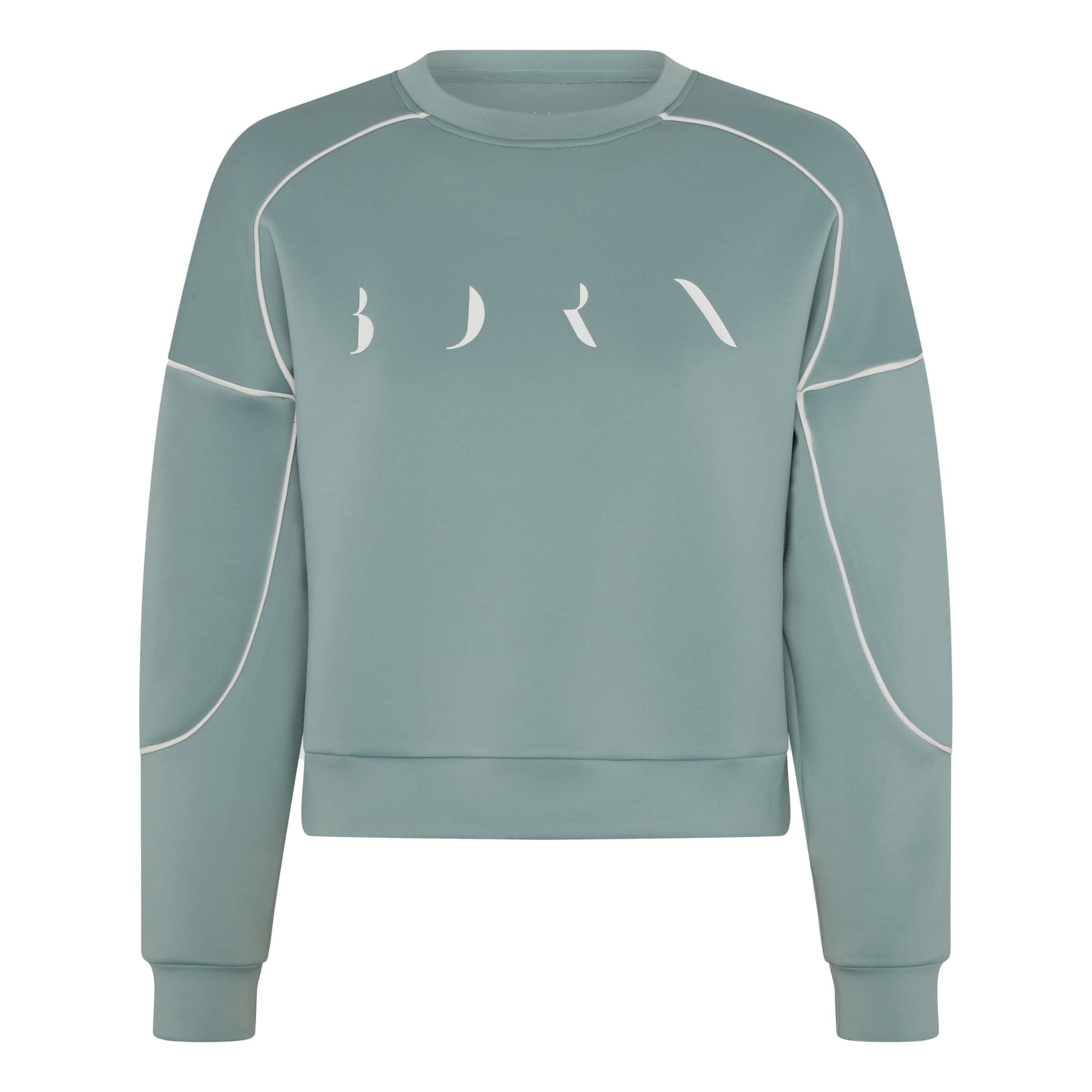 Born Living Yoga Sportief sweatshirt ' Agda ' in Blauw: voorkant