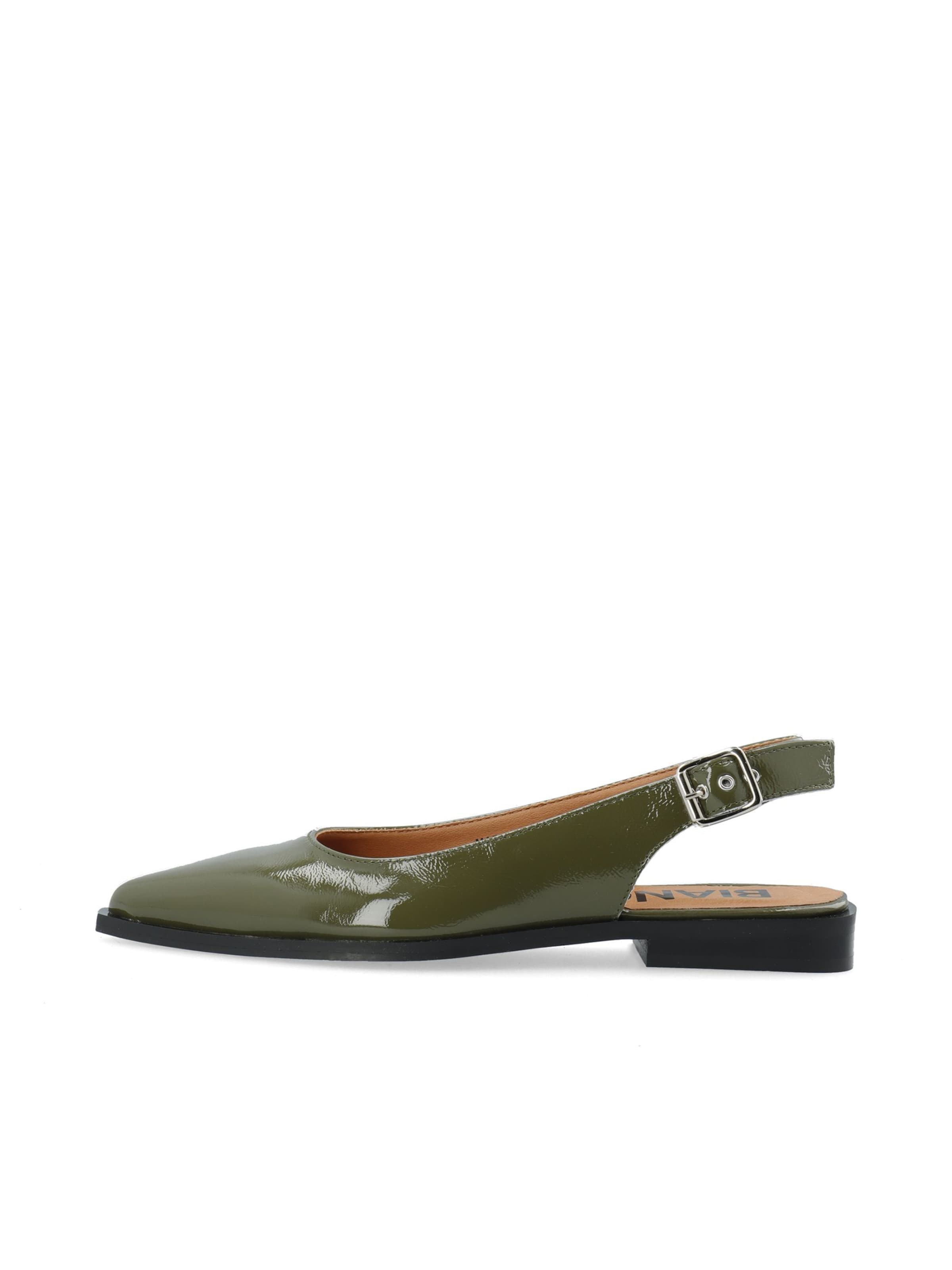 Bianco Slingpumps 'Victoria' i grøn: forside