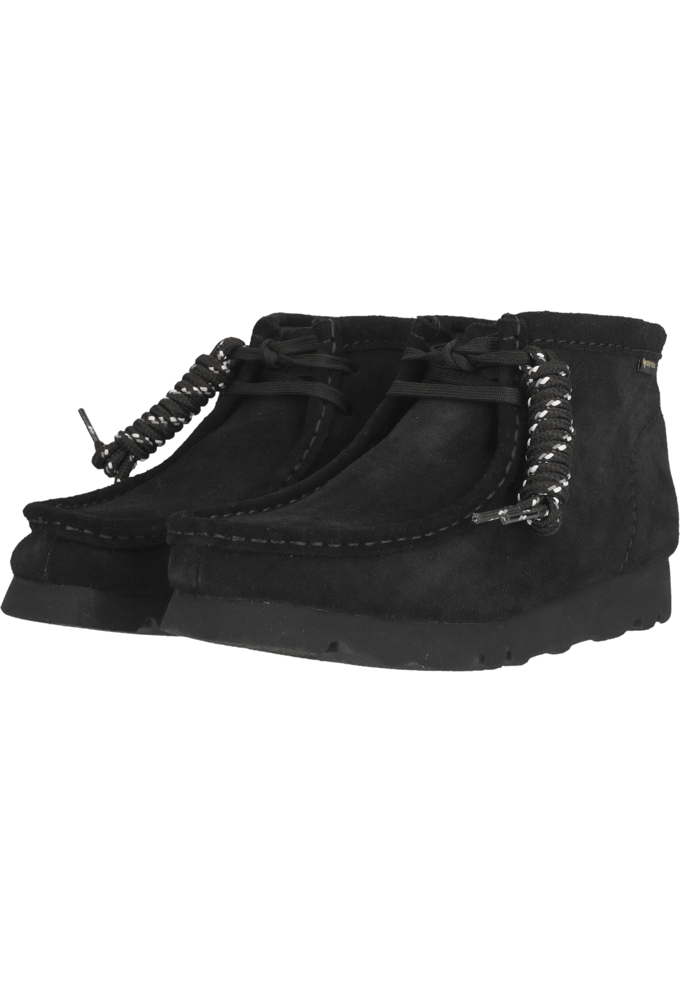 CLARKS Lace-up bootie 'WallabeeBT.GTX' in Black