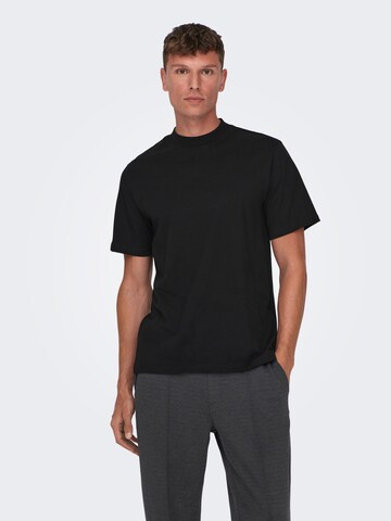 Only & Sons Shirt 'OTIS' in Black: front