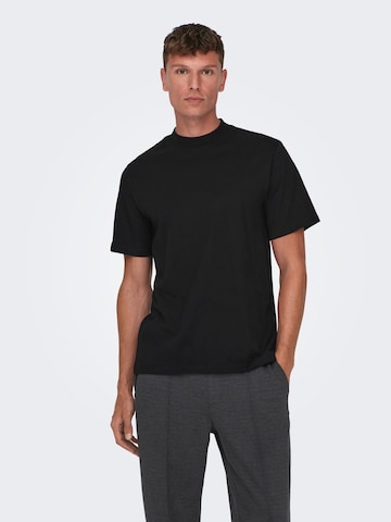 Only & Sons T-shirt 'OTIS' i svart: framsida