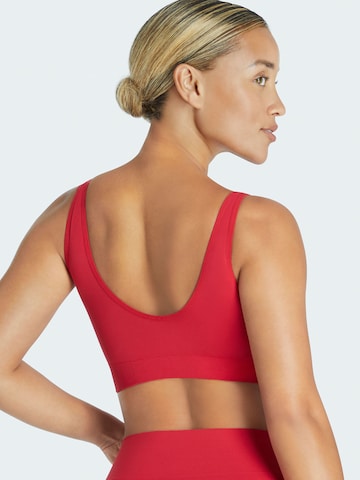 ADIDAS SPORTSWEAR Bustier Bustier ' SCOOP LOUNGE BRA ' in Rot