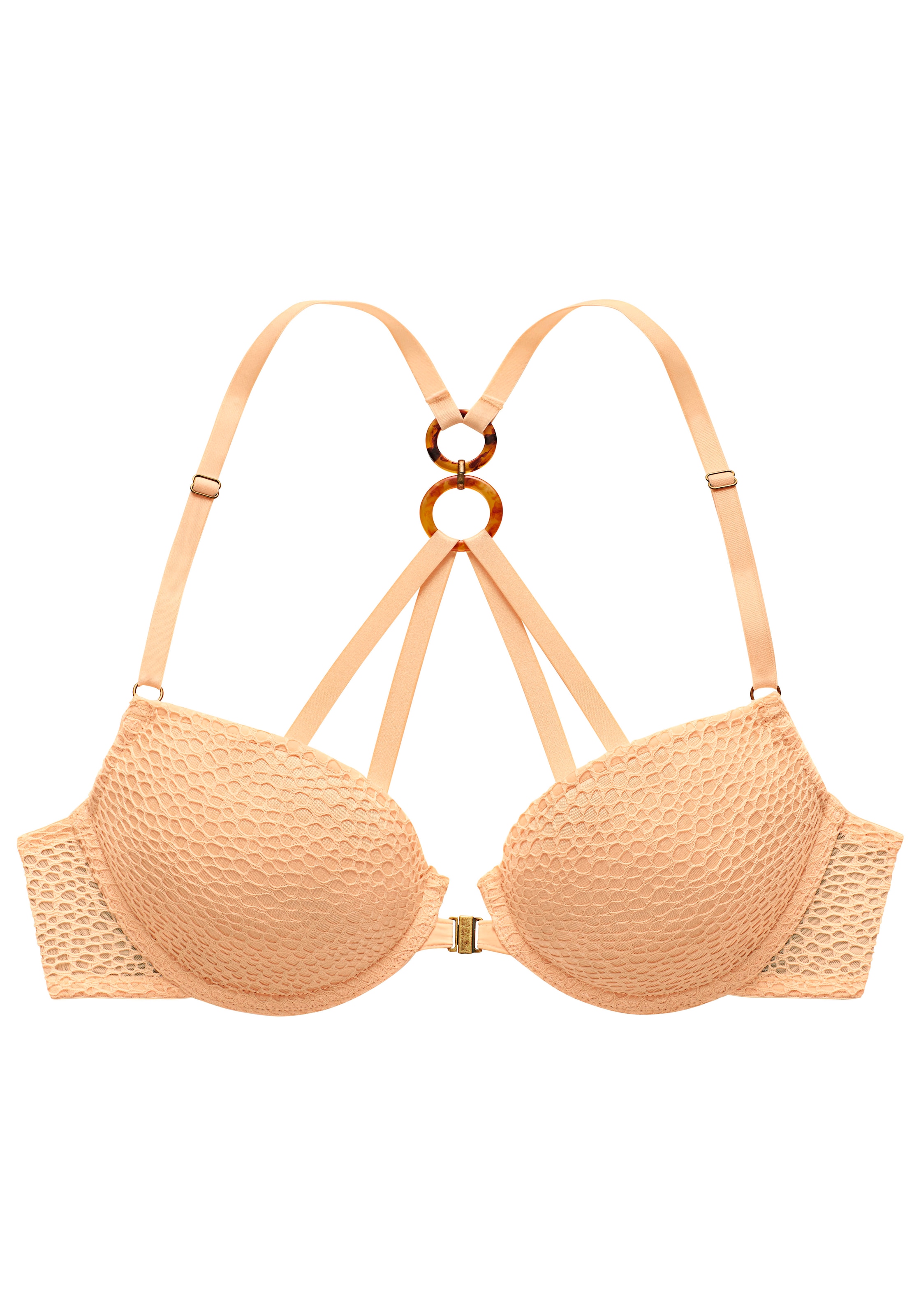 LASCANA Push-up Rintaliivi värissä beige: etupuoli