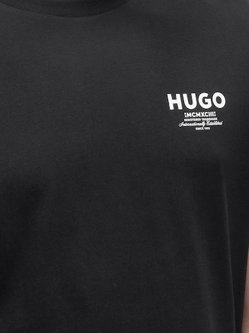 HUGO Shirt 'Nesptee' in Zwart
