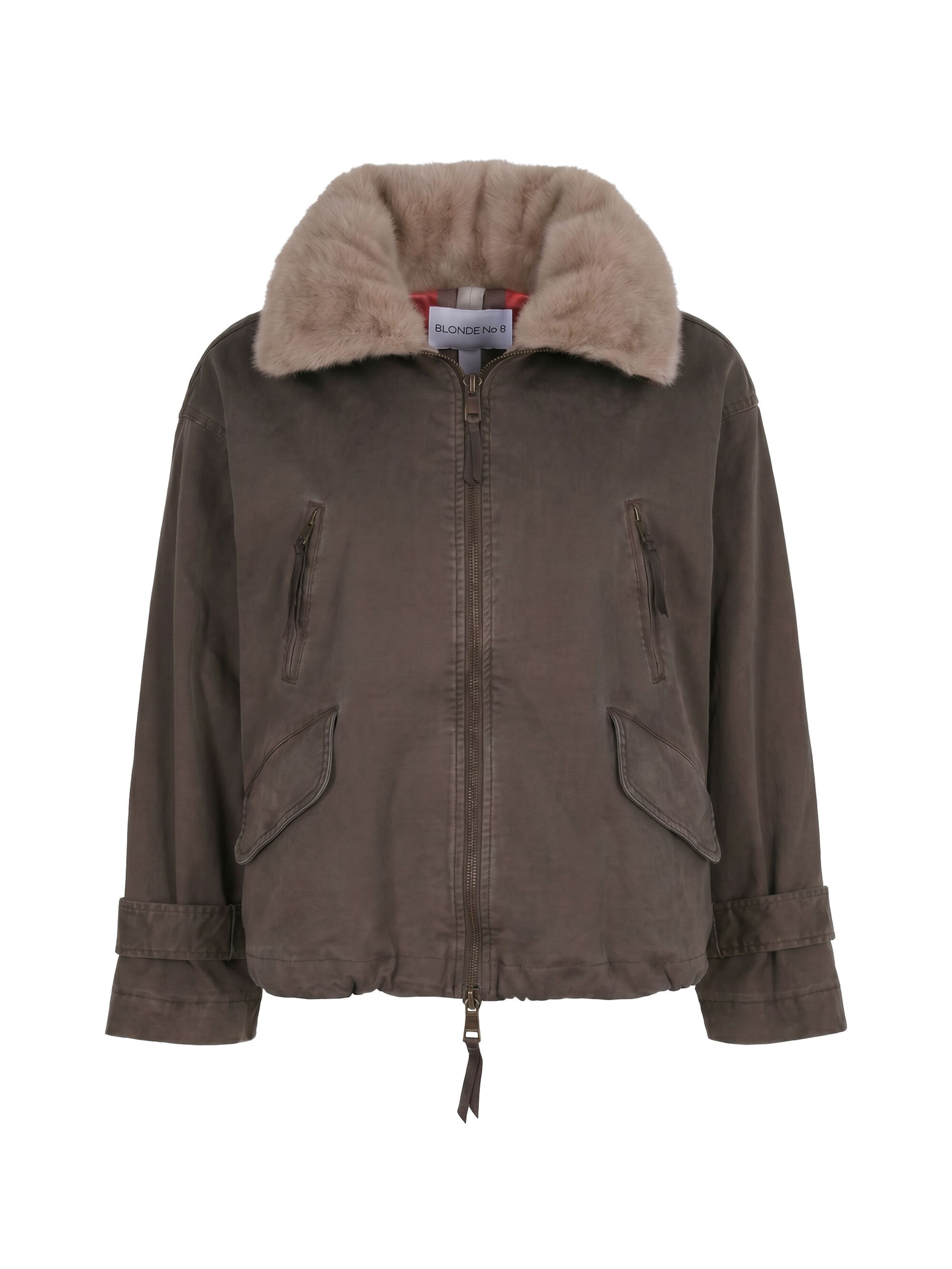 BLONDE No. 8 Winter Jacket 'Tyra II' in Brown: front