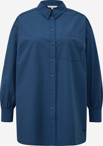 TRIANGLE Blouse in Blue: front