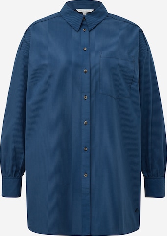 TRIANGLE Bluse in Blau: predná strana