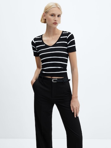 MANGO T-Shirt 'JENNY' in Schwarz: predná strana