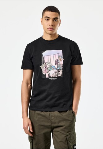 Weekend Offender T-Shirt 'Turf Wars' in Schwarz: Vorderseite