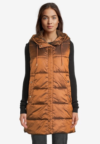 Betty Barclay Vest in Brown: front