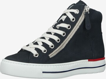 Paul Green High-Top Sneakers in Black: front