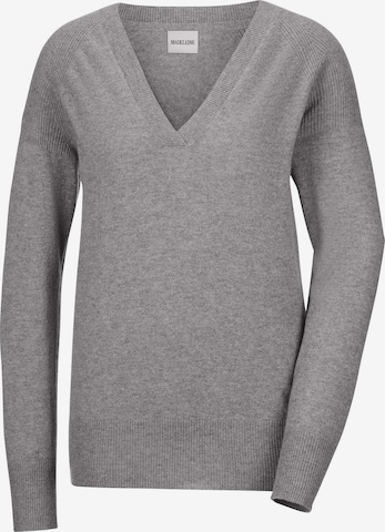 Pull-over MADELEINE en gris : devant