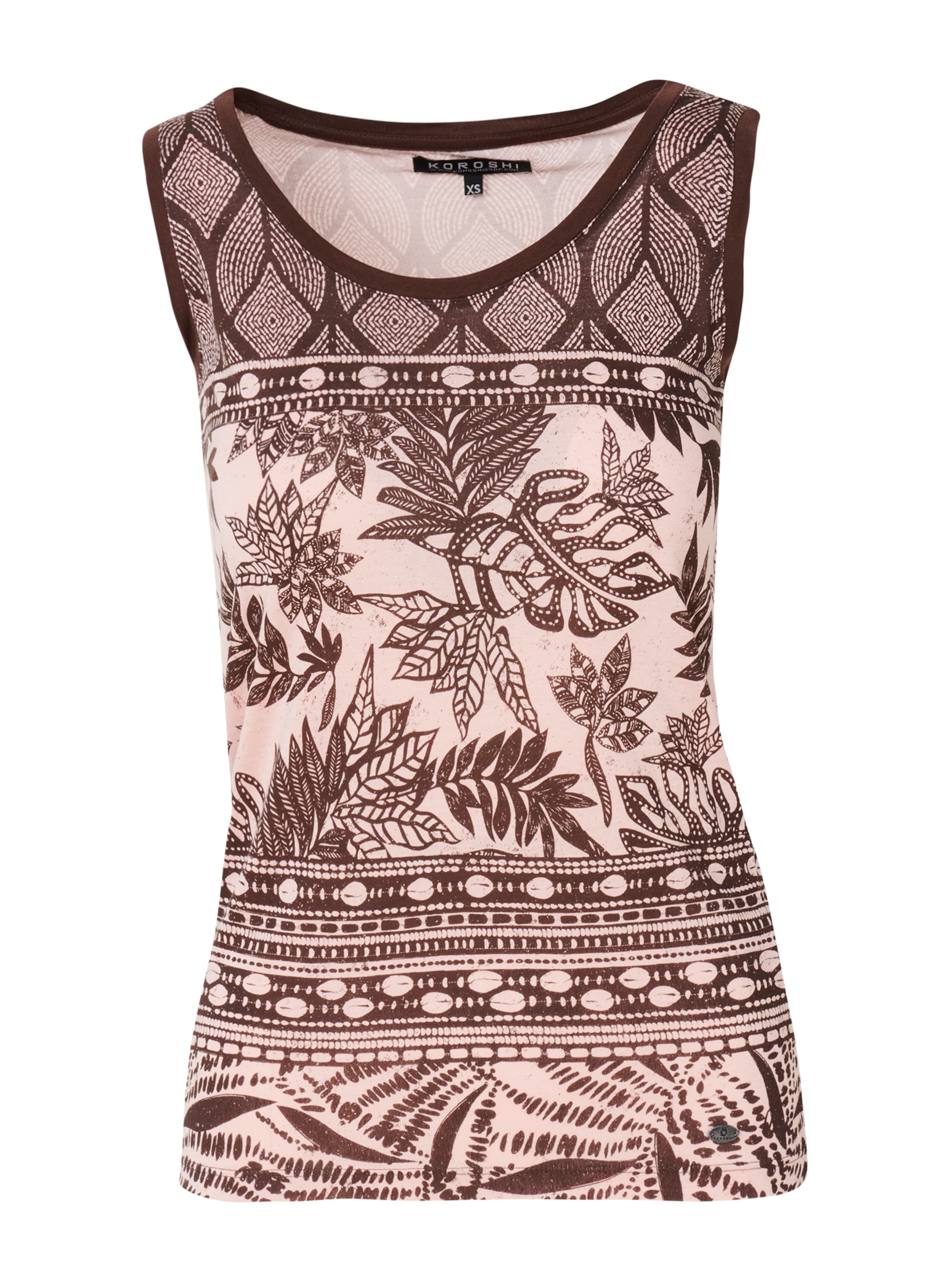 KOROSHI Topp i choklad / pastellrosa, Produktvy