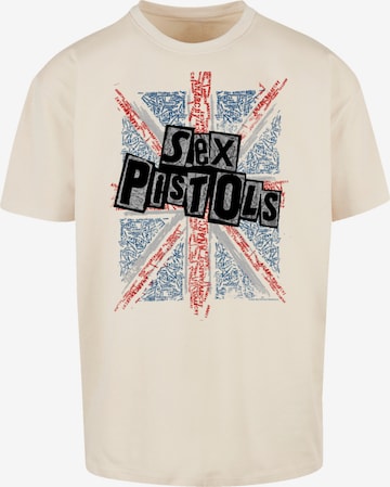 T-Shirt F4NT4STIC en beige : devant