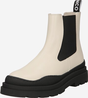 Bianco Chelsea boots 'Gladis' in Beige: front