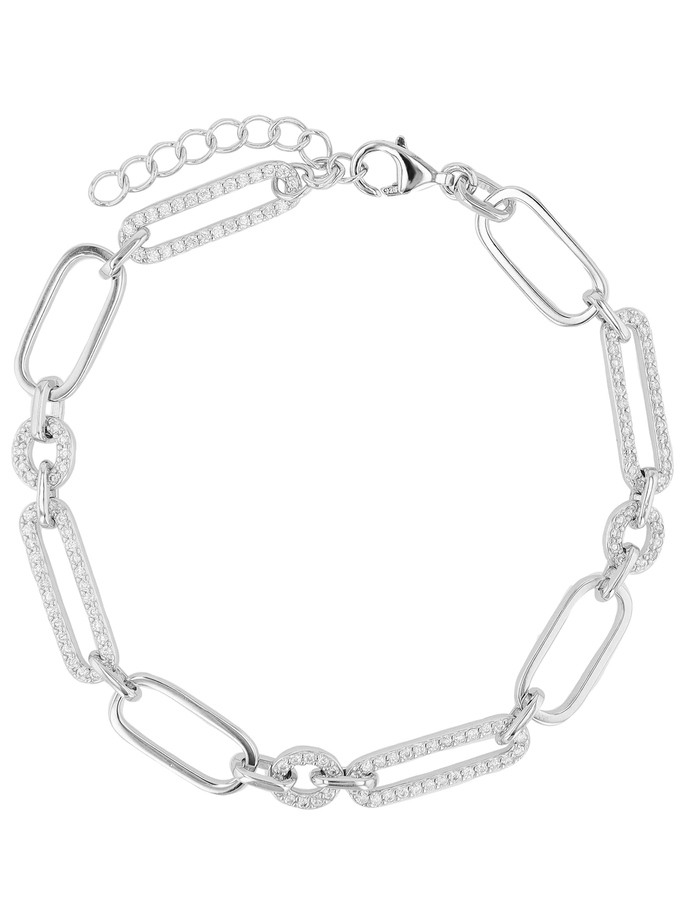 Akzent Bracelet in Silver: front