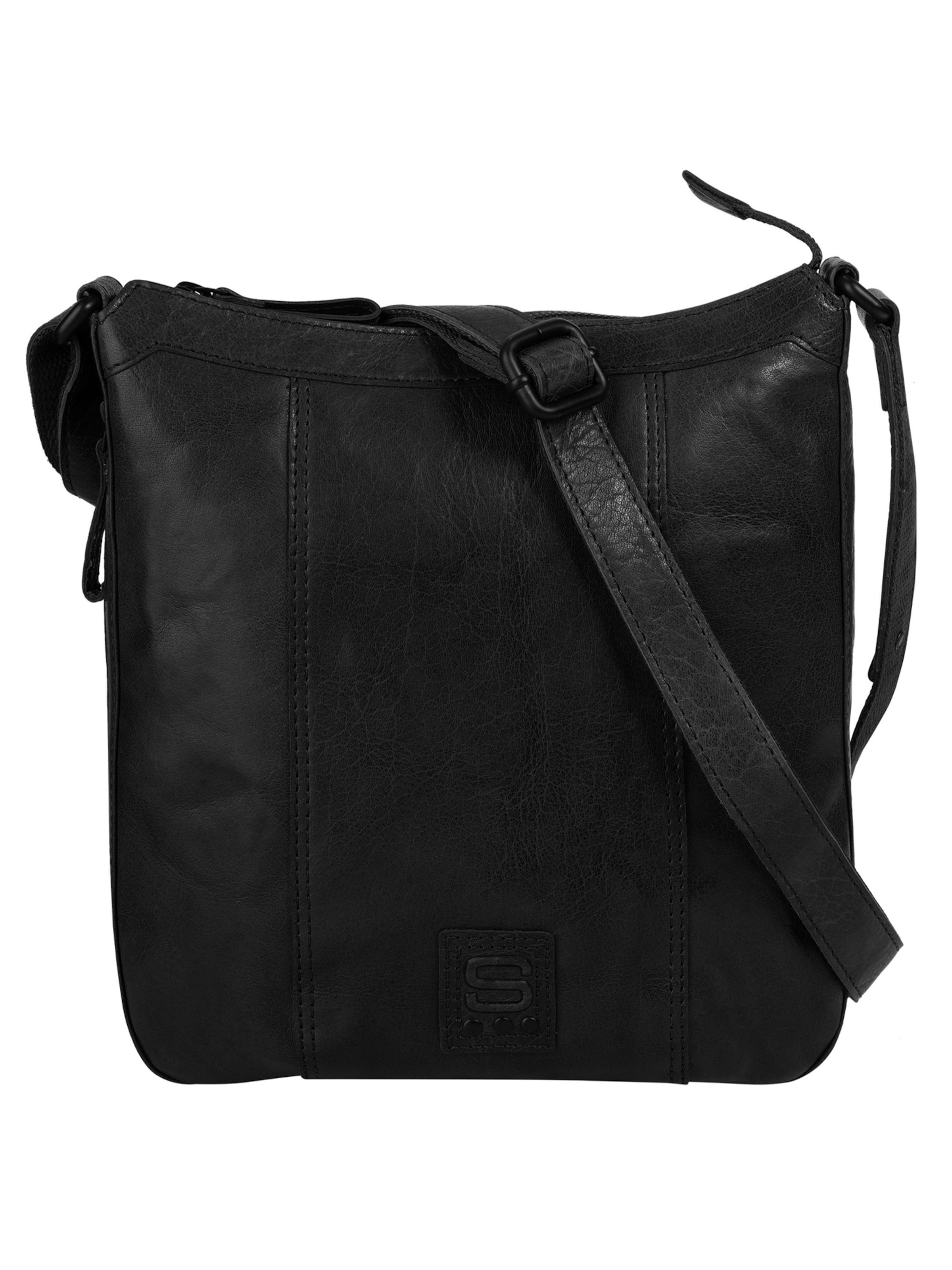 Spikes & Sparrow Crossbody Bag in Black: front