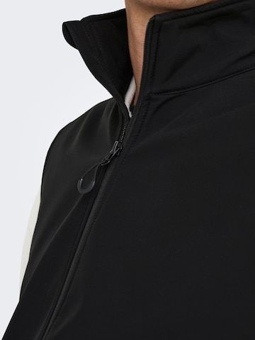 Only & Sons Bodywarmer 'ONSBowie' in Zwart
