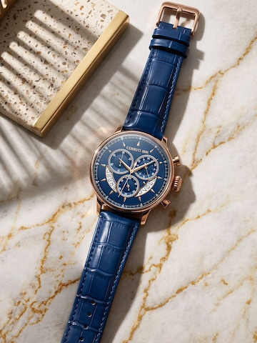 CERRUTI 1881 Analoguhr 'Chronograph Dervio'‌‌‌‌‌ in Blau