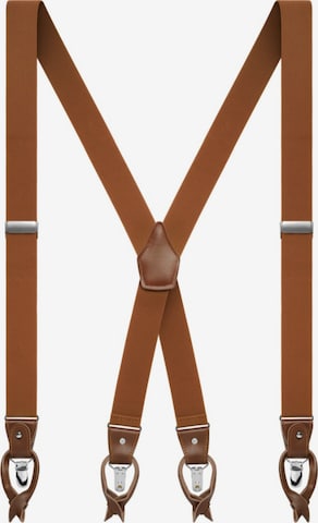 Trendhim Suspenders 'Vexel' in Brown: front