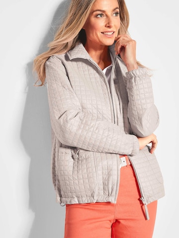 Goldner Jacke in Grau