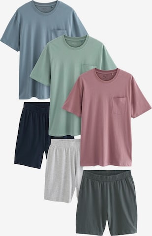 Pyjama court Next en bleu : devant