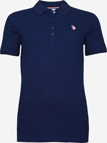 U.S. POLO ASSN. Shirt in Blauw: voorkant