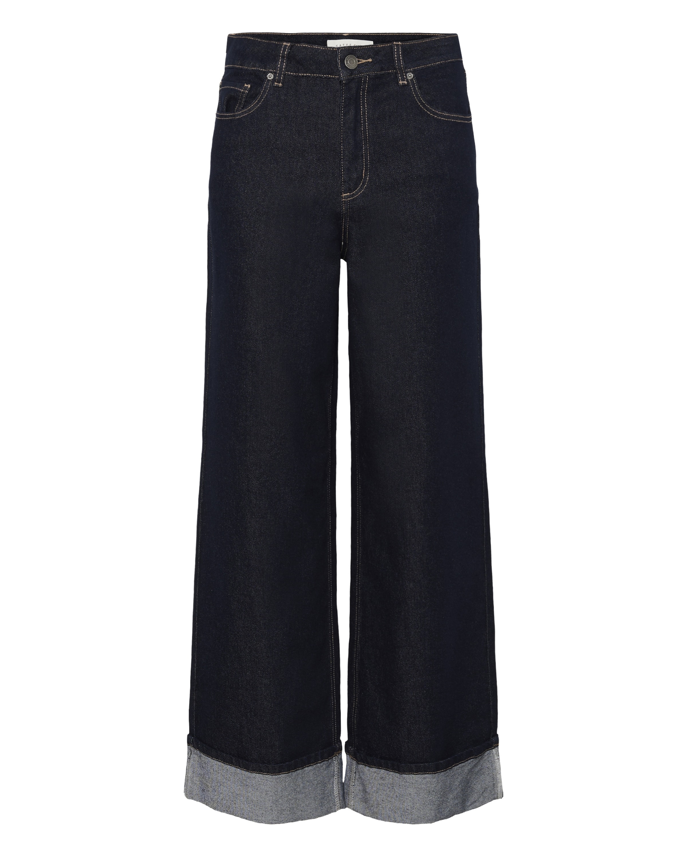 Kaffe Jean 'Rory ' en 29 en bleu marine, Vue avec produit