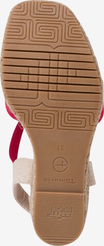 TAMARIS Sandalen met riem in Roze