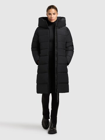 khujo Winter Coat in Black: front