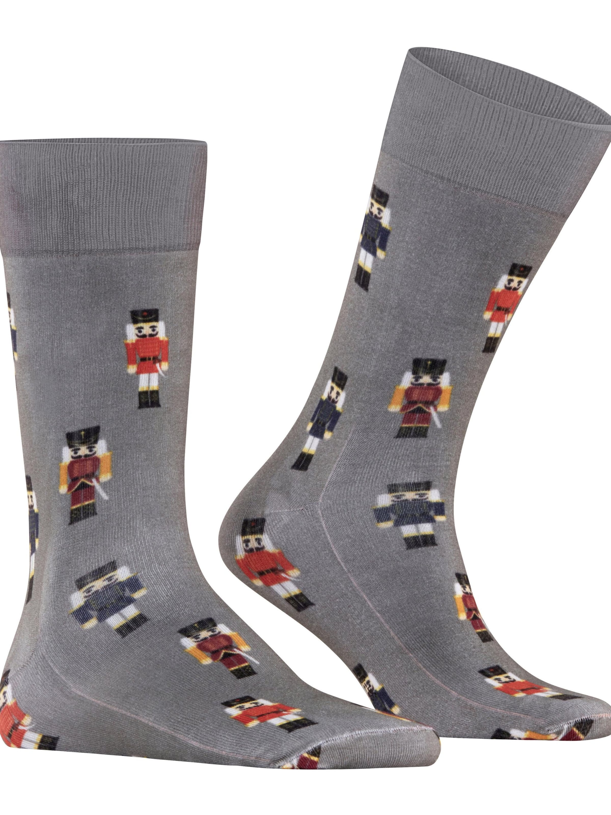 BURLINGTON Socks 'December Days' in Grey