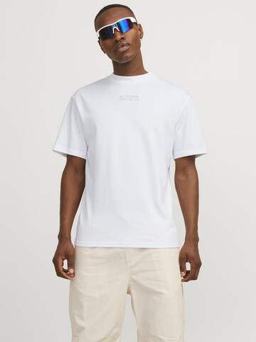 JACK & JONES - Camisa 'ALTITUDE' em branco: frente