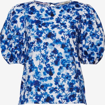 ESPRIT Blouse in Blauw: voorkant