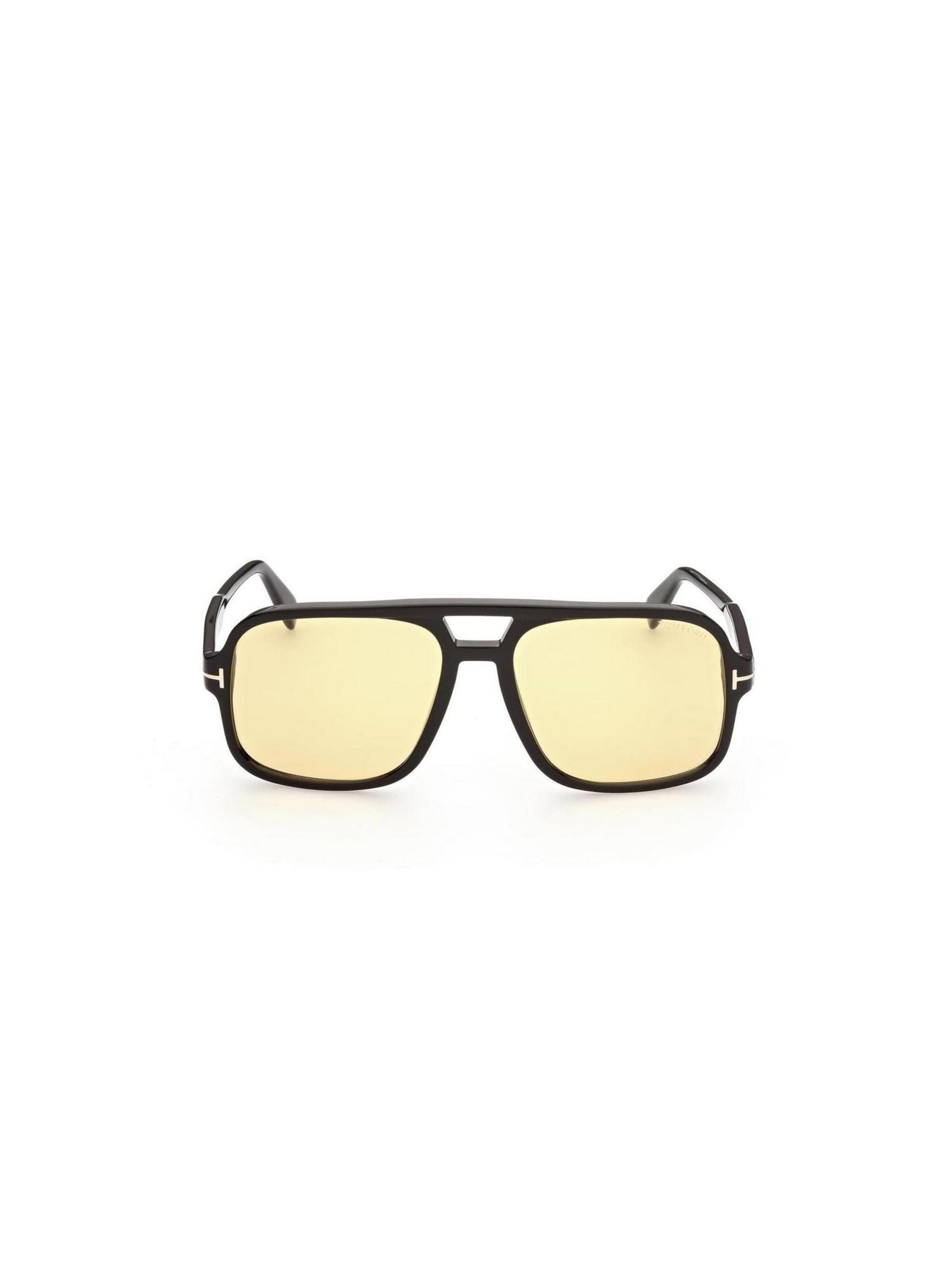 Tom Ford Solbriller 'FALCONER-02 FT0884 01E' i sort: forside