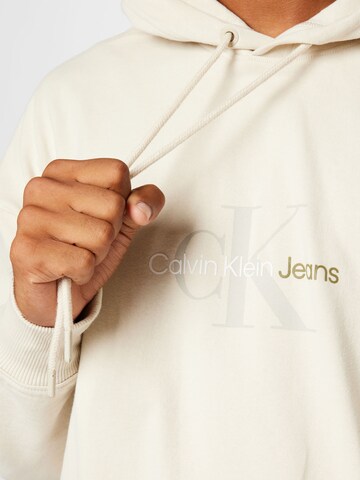 Felpa di Calvin Klein Jeans in beige