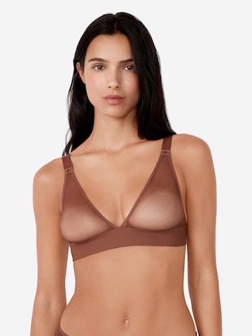 Triangolo Reggiseno di ETAM in marrone: frontale
