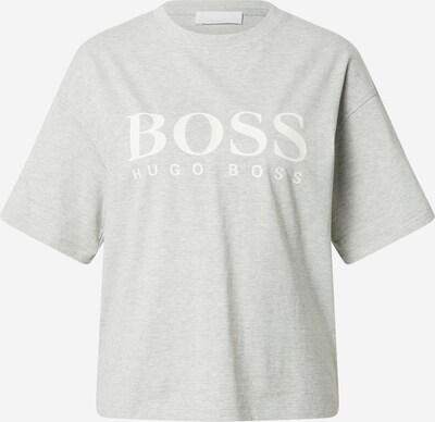 Tricou 'Evina' BOSS Casual pe gri amestecat / alb, Vizualizare produs