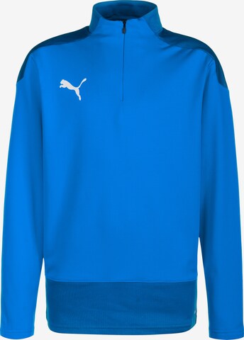 Sweat de sport 'Team Goal 23' PUMA en bleu : devant