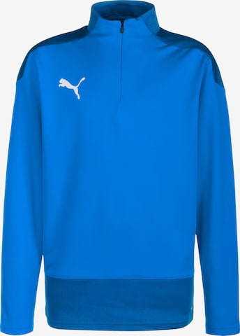 Felpa sportiva 'Team Goal 23' di PUMA in blu: frontale