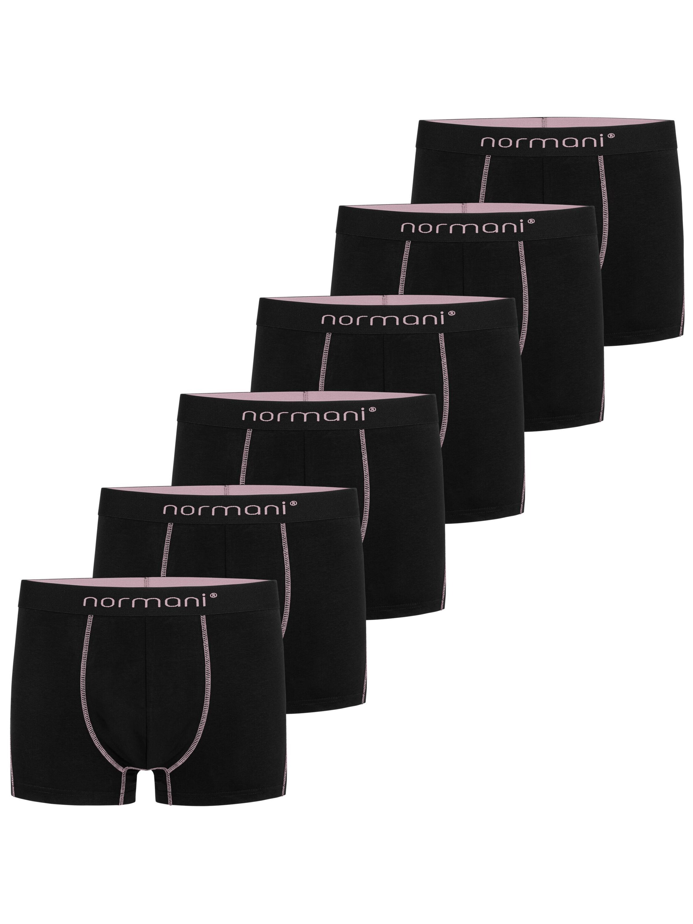 Boxers normani en noir : devant