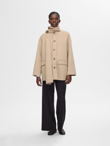 Veste mi-saison SELECTED en beige