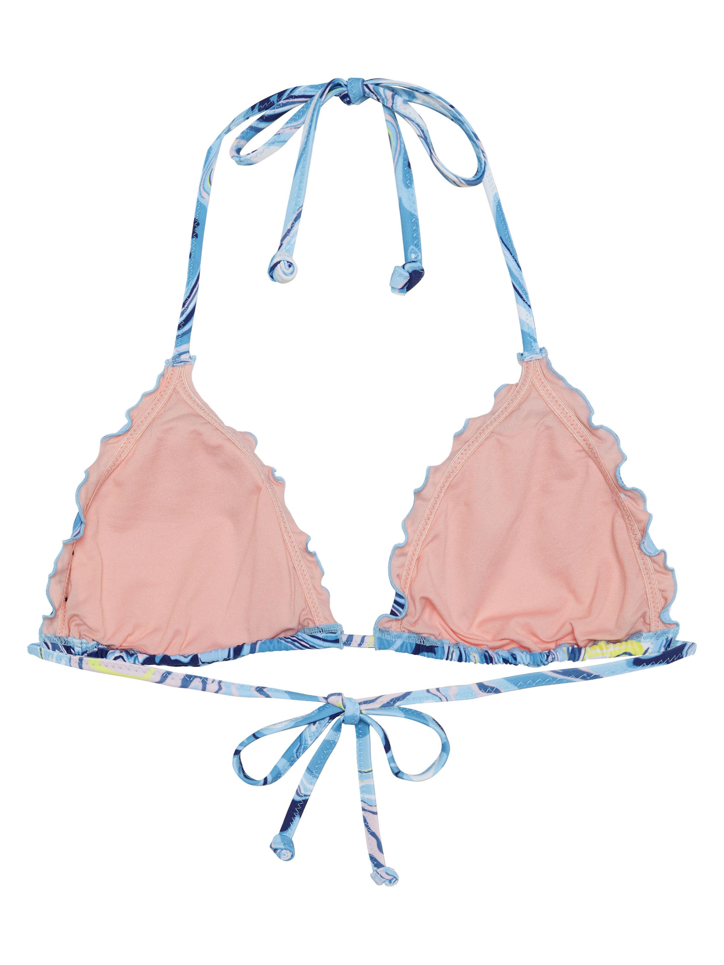 CHIEMSEE Triangle Bikini Top in Blue