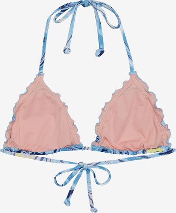 CHIEMSEE Triangle Bikini Top in Blue