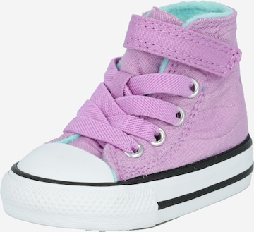 Sneaker 'CHUCK TAYLOR ALL STAR' de la CONVERSE pe mov: față