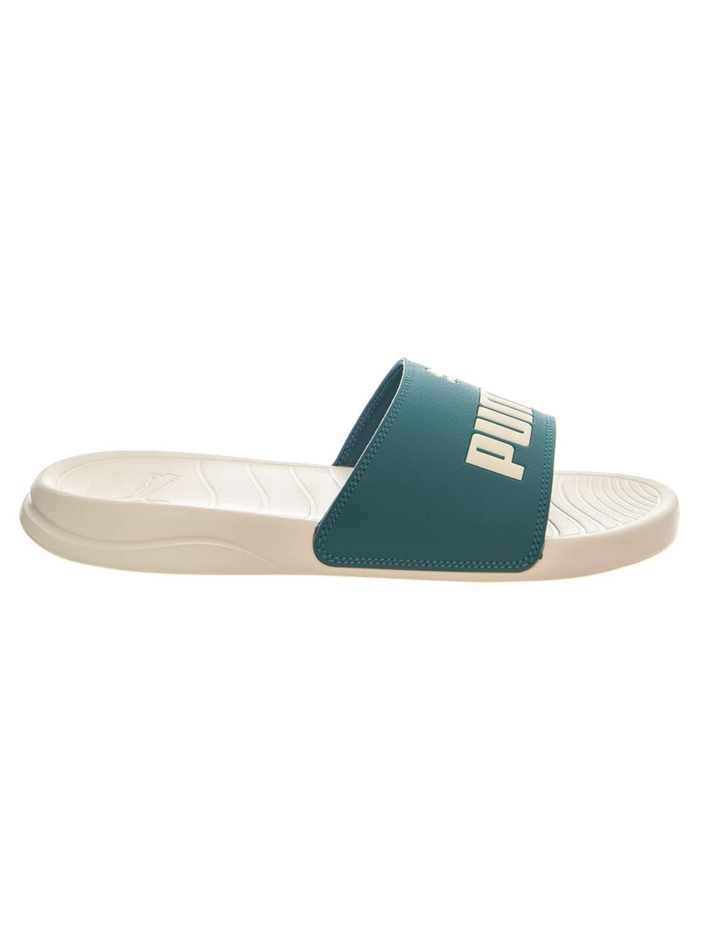 Zoccoletto 'Popcat 20 Slippers' di PUMA in verde: frontale