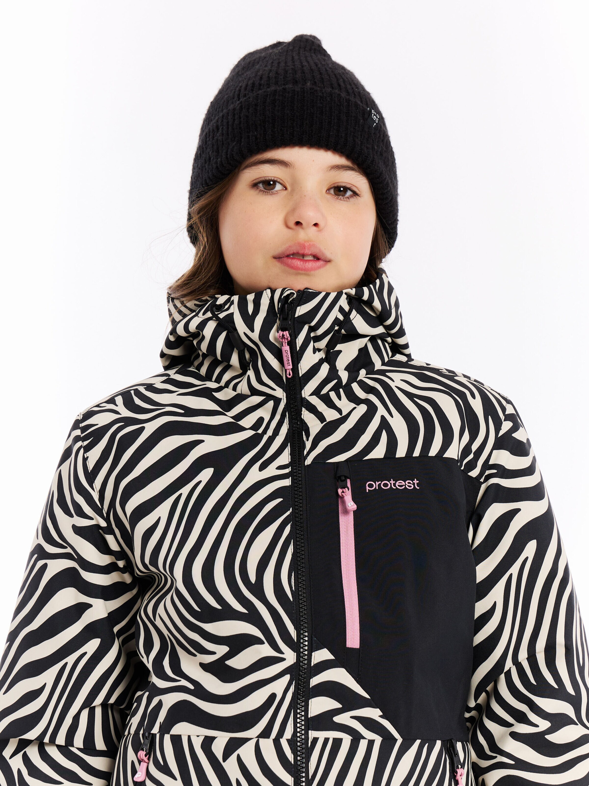 PROTEST Sportjacke 'PRTMinx JR'‌‌‌‌‌‌‌‌‌‌ in Schwarz