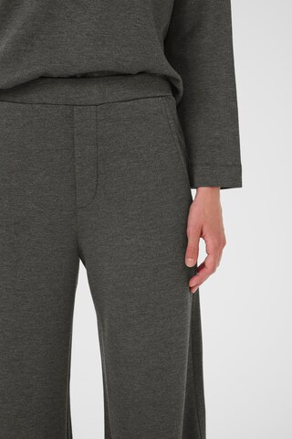 InWear Wide Leg Hose 'Gincette' in Grau